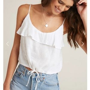 Bella dahl ruffle cami